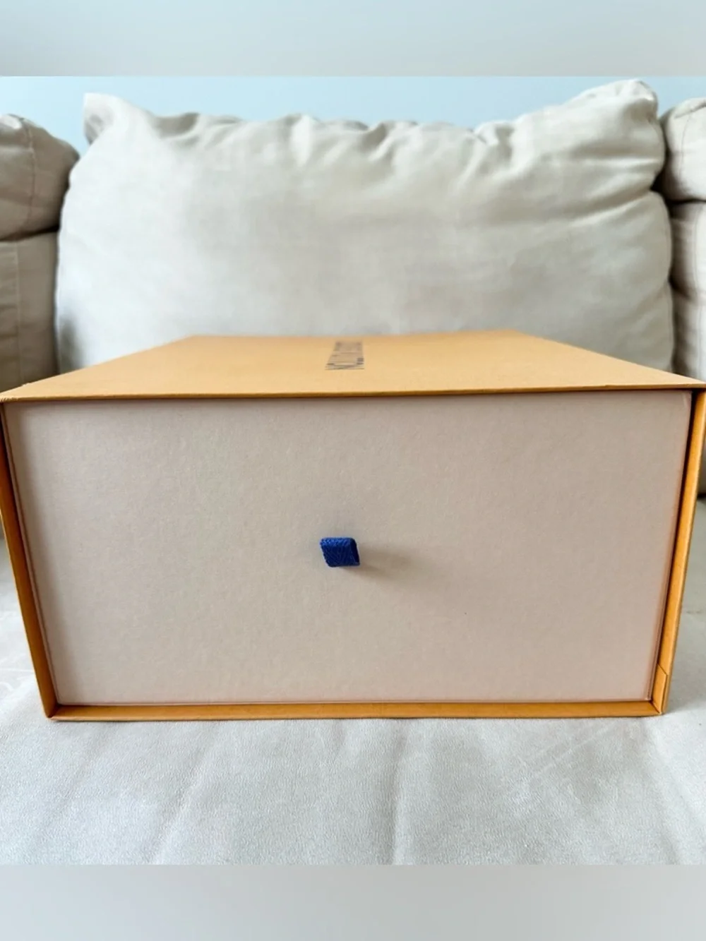 Louis Vuitton Storage Drawer-style Orange Box – Large Size – Authentic